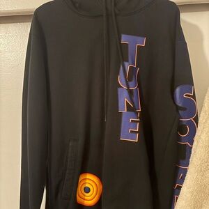 Nike Black and Orange Tune Squad Men's Sweater